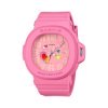 Reloj Casio Baby-G con caja rectangular y resina rosa, BGA-10-4AER.