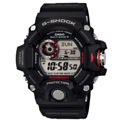Reloj G-Shock Rangeman Solar negro y detalles en rojo, GW-9400-1ER.