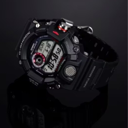 Reloj G-Shock Rangeman Solar negro y detalles en rojo, GW-9400-1ER.