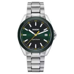 Reloj Rado HyperChrome cuarzo en acero y esfera verde, R32280313.