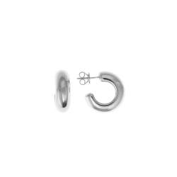 Aros en plata rodiada de Salvatore Plata, 112A0347.