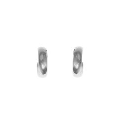 Aros de plata rodiada de Salvatore Plata, 112A0349.