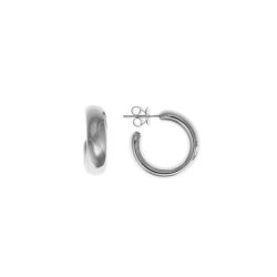 Aros de plata rodiada de Salvatore Plata, 112A0349.