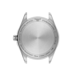 Reloj Tissot Ballade cuarzo bicolor esfera plateada, T1564102203100.