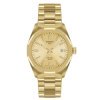 Reloj Tissot PRC 100 Solar acero dorado y 34 mm, T1518223302100.
