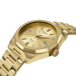 Reloj Tissot PRC 100 Solar acero dorado y 34 mm, T1518223302100.
