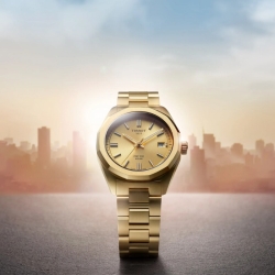 Reloj Tissot PRC 100 Solar acero dorado y 34 mm, T1518223302100.