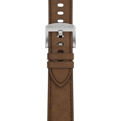 Reloj Tissot PRC 100 Solar de 39 mm y correa marrón, T1514221603100.