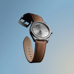 Reloj Tissot PRC 100 Solar de 39 mm y correa marrón, T1514221603100.