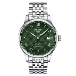 Reloj Tissot Le Locle Powermatic 80 acero esfera verde, T0064071109300.