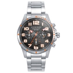 Reloj Viceroy Heat de hombre, cronógrafo y detalles en rojo 401373-14.