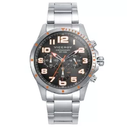 Reloj Viceroy Heat de hombre, cronógrafo y detalles en rojo 401373-14.