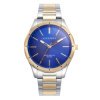 Reloj Viceroy Grand de hombre acero bicolor y esfera azul, 401385-37.