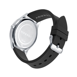 Reloj Viceroy Grand hombre esfera blanca y correa silicona, 401383-07.