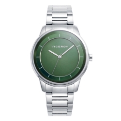 Reloj Viceroy Air de hombre en acero y esfera verde, 401389-66.