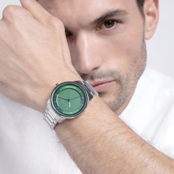 Reloj Viceroy Air de hombre en acero y esfera verde, 401389-66.