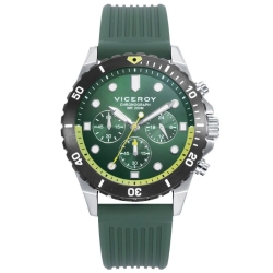 Reloj Viceroy Heat de hombre, cronógrafo y verde, 401369-67.