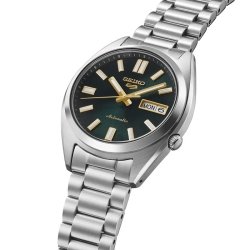 Reloj Seiko 5 Sports SNXS Style acero y esfera verde, SRPL57K1.