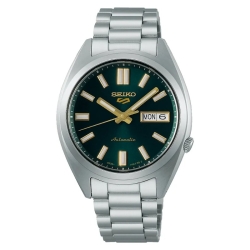 Reloj Seiko 5 Sports SNXS Style acero y esfera verde, SRPL57K1.