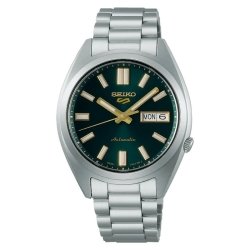 Reloj Seiko 5 Sports SNXS Style acero y esfera verde, SRPL57K1.