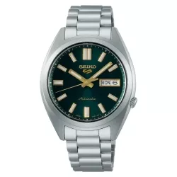 Reloj Seiko 5 Sports SNXS Style acero y esfera verde, SRPL57K1.