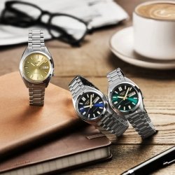 Nueva colección de Seiko 5 Sports SNXS Style en acero.