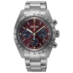 Reloj Seiko Prospex Speedtimer Solar Chronograph burdeos EU, SSC953P1.