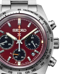 Reloj Seiko Prospex Speedtimer Solar Chronograph burdeos EU, SSC953P1.