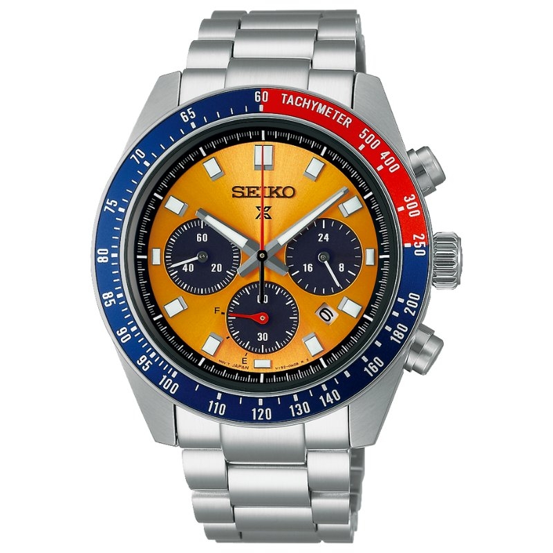 Reloj Seiko Prospex Speedtimer Solar Chronograph multicolor, SSC947P1.