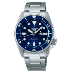 Reloj Seiko 5 Sports SKX Street Style esfera azul, 38mm, SRPL77K1.