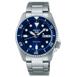 Reloj Seiko 5 Sports SKX Street Style esfera azul, 38mm, SRPL77K1.