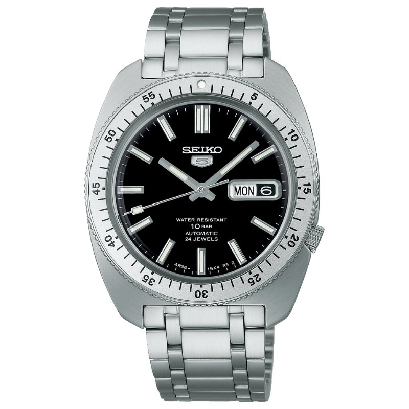 Reloj Seiko 5 Sports SKX Series Heritage con esfera negra, SRPL93K1.