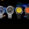 Reloj Seiko 5 Sports SKX con esfera naranja y correa negra, SRPL89K1.