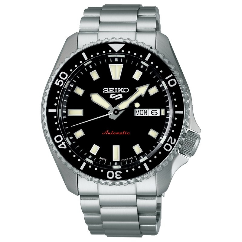 Reloj Seiko 5 Sports SKX Series en acero y esfera negra, SRPL85K1.