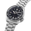 Reloj Seiko 5 Sports SKX Series en acero y esfera negra, SRPL85K1.