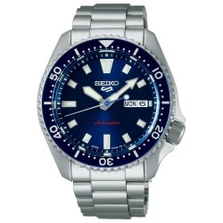 Reloj Seiko 5 Sports SKX Series en acero y esfera azul SRPL83K1.