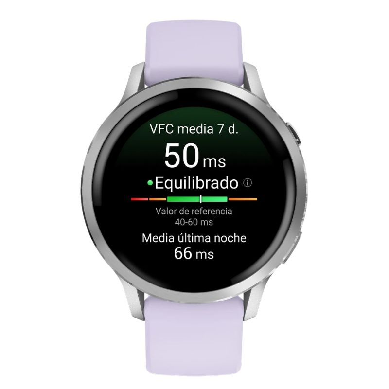 Reloj inteligente Garmin Venu® 4 plateado y lila, 41 mm, 010-03013-01. Reloj inteligente Garmin Venu® 4 plateado y lila, 41 mm, 010-03013-01.