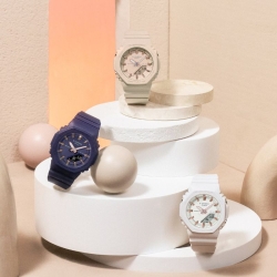 Reloj G-Shock para mujer en resina rosa y 200 m, GMA-P2100M-4AER.