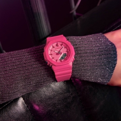 Reloj G-Shock de mujer en resina biológica rosa chicle, GMA-P2100PP-4AER.