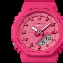 Reloj G-Shock de mujer en resina biológica rosa chicle, GMA-P2100PP-4AER.