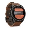 Reloj inteligente Garmin fēnix® 8 Pro 47 mm correa piel, 010-03198-40.