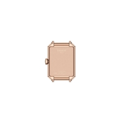 Reloj Tissot SRV esfera nácar, caja rosada y correa T1601103611300.