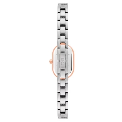 Reloj Tous Oval Icon acero bicolor rosé y malla milanesa, 3000145400.