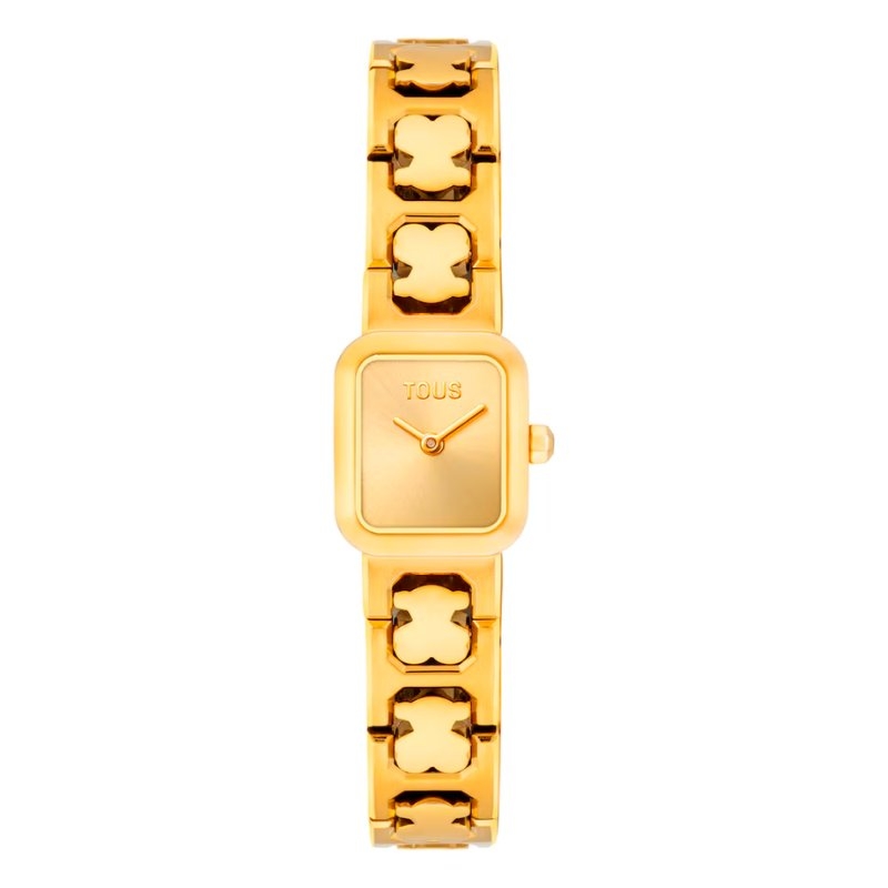 Reloj Tous Icon Time dorado con osos en el brazalete, 3000145800.