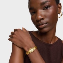 Reloj Tous Icon Time dorado con osos en el brazalete, 3000145800.