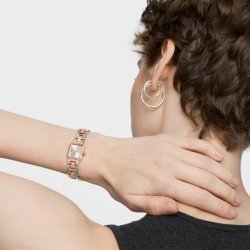 Reloj Tous Icon Time bicolor rosé con osos en brazalete, 3000146000.