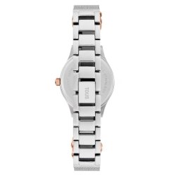 Reloj Tous Epic Icon Mesh bicolor rosé y esfera nácar, 3000143900.