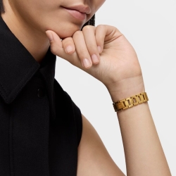 Reloj Tous Epic Icon Mesh dorado con esfera nácar, 3000135900.