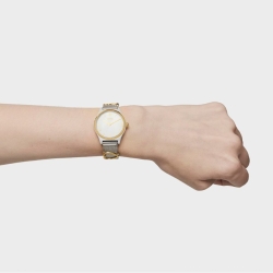 Reloj Tous Epic Icon Mesh esfera nácar y motivos dorados, 3000136000.