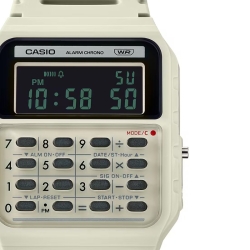 Reloj calculadora Casio edición Casio Mini en beige, CA-53WB-8BEF.